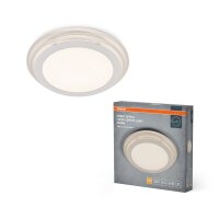 LED Deckenleuchte Weiß Metall 3000K Ø50cm...