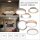 LED Deckenleuchte Weiß Metall 3000K Ø50cm rund OSRAM
