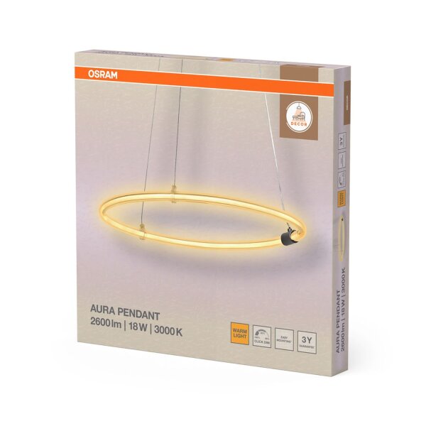 LED Pendelleuchte Click-DIM L:49,8 cm 3000 K OSRAM