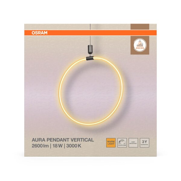 LED Hängelampe Click-DIM 3000 K L:49,8 cm OSRAM