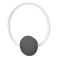 LED Wandleuchte Metall Dunkelgrau 3000 K 36,7 cm OSRAM