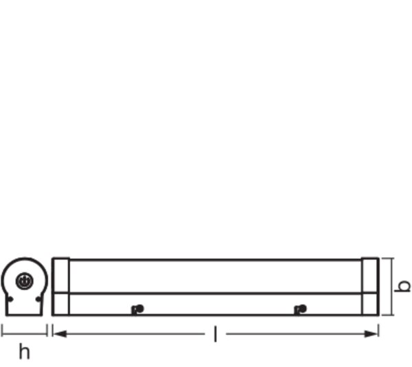 LED Wandleuchte dimmbar CCT Alu 3000-4000K IP44 OSRAM