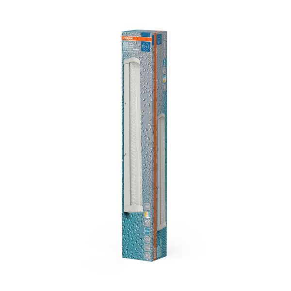LED Wandlampe Alu dimmbar CCT 3000-4000K IP44 OSRAM