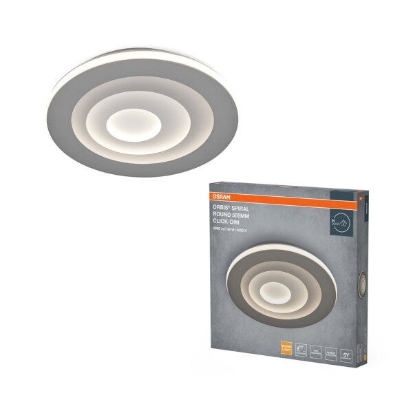 LED Deckenleuchte Click-DIM Grau 3000K L:50,5cm OSRAM