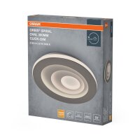 LED Deckenleuchte Click-DIM Metall Grau 3000K OSRAM