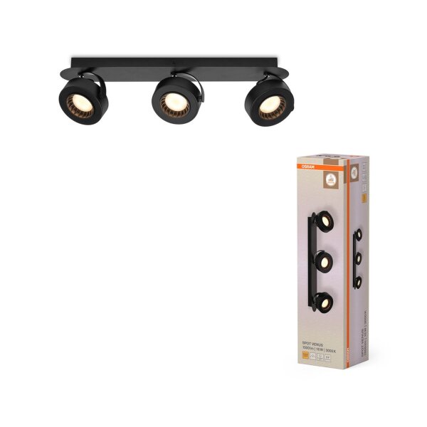 LED Deckenstrahler schwenkbar Metall 3000 K OSRAM