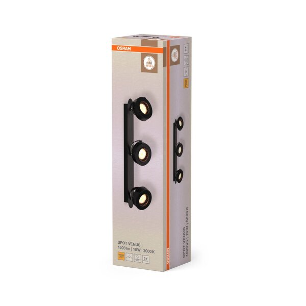 LED Deckenstrahler schwenkbar Metall 3000 K OSRAM