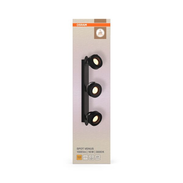 LED Deckenstrahler schwenkbar Metall 3000 K OSRAM