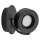 LED Deckenspot Schwarz Metall 3000 K B:12,5 cm OSRAM