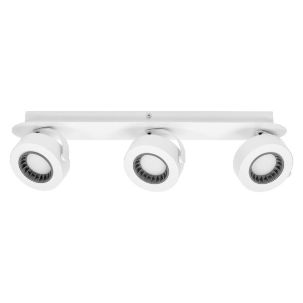 LED Deckenstrahler verstellbar Weiß Metall 3000 K OSRAM