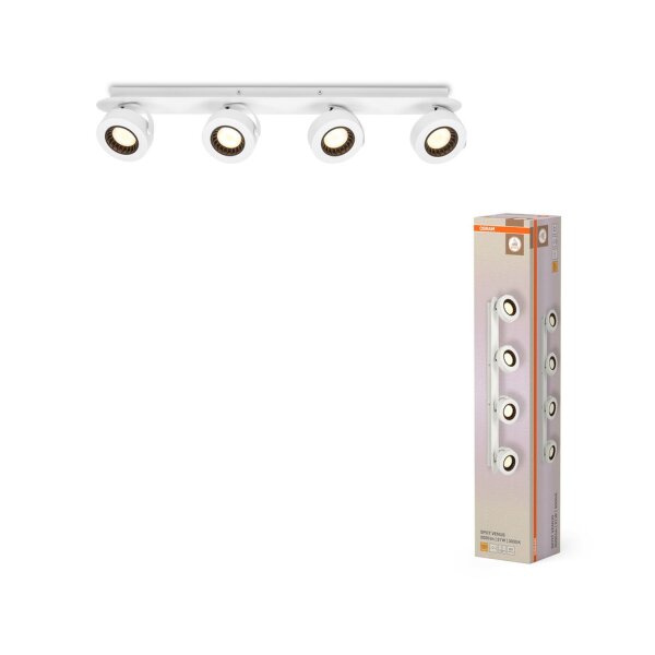 LED Deckenstrahler Weiß Stahl 3000 K L:69,5 cm OSRAM