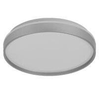 LED Deckenlampe Silber Metall 3000K rund &Oslash;38,5cm OSRAM