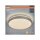 LED Deckenlampe Silber Metall 3000K rund Ø38,5cm OSRAM