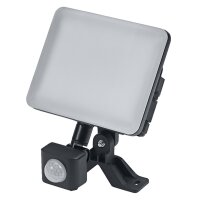 LED Außenstrahler Sensor Alu Schwarz 4000K IP44...