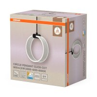 LED Pendelleuchte CCT Schwarz Metall L:15 cm OSRAM