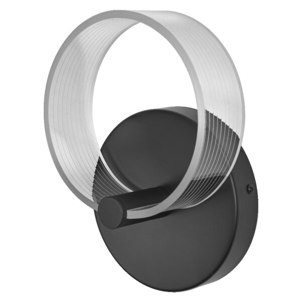 LED Wandleuchte CCT Schwarz Metall B:22,5 cm OSRAM