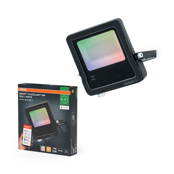 LED Außenstrahler RGB Smart Dunkelgrau Alu IP65 OSRAM