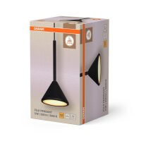 LED Pendelleuchte Schwarz 3000 K Ø12 cm modern OSRAM