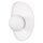 Wandlampe Gips Glas Weiß G9 H:26 cm gemütlich OSRAM