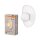 Wandlampe Gips Glas Weiß G9 H:26 cm gemütlich OSRAM