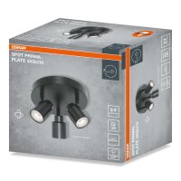 Spot Schwarz Metall schwenkbar flexibel GU10 OSRAM