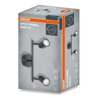 Deckenstrahler Schwarz Metall schwenkbar GU10 OSRAM