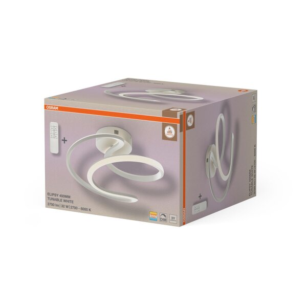 LED Deckenleuchte dimmbar 2700-6000 K Metall OSRAM