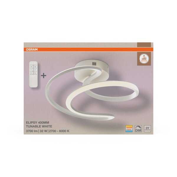 LED Deckenleuchte dimmbar 2700-6000 K Metall OSRAM
