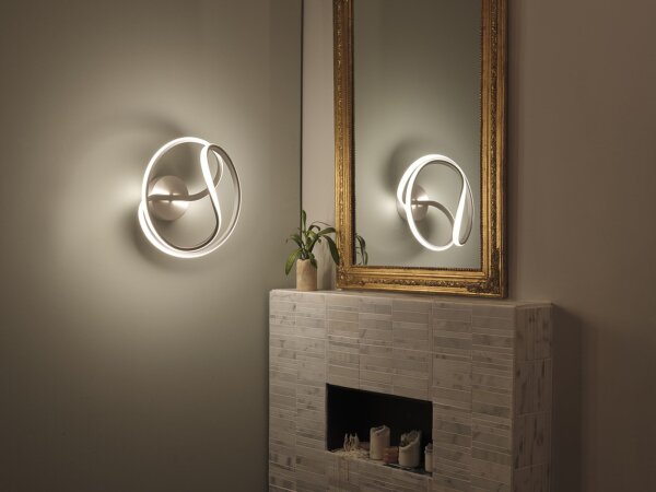 LED Wandleuchte CCT 6000 K Weiß Metall L:38 cm OSRAM