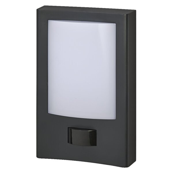 LED Wandlampe Sensor Alu 3000 K IP44 B:15 cm OSRAM