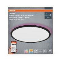 LED Deckenleuchte dimmbar RGB Smart+ TW Schwarz OSRAM