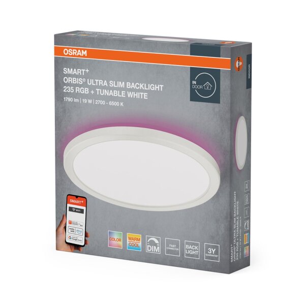 LED Deckenlampe dimmbar RGB Smart+ TW 2700-6500K OSRAM