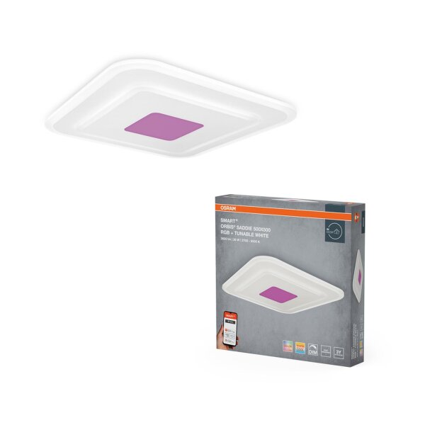 LED Deckenlampe dimmbar RGB Smart+ TW Weiß L:50cm OSRAM