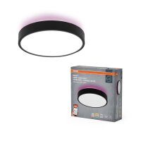 LED Deckenleuchte dimmbar Smart+ TW Schwarz Ø35cm...