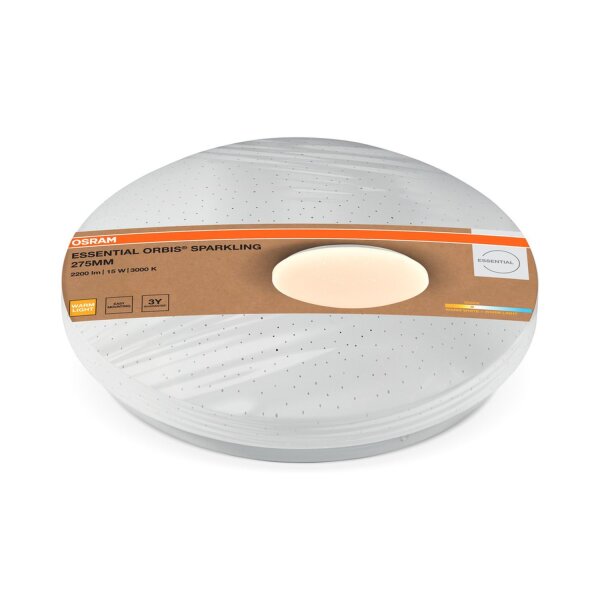 LED Deckenleuchte Weiß Metall 3000K B:27,5cm OSRAM
