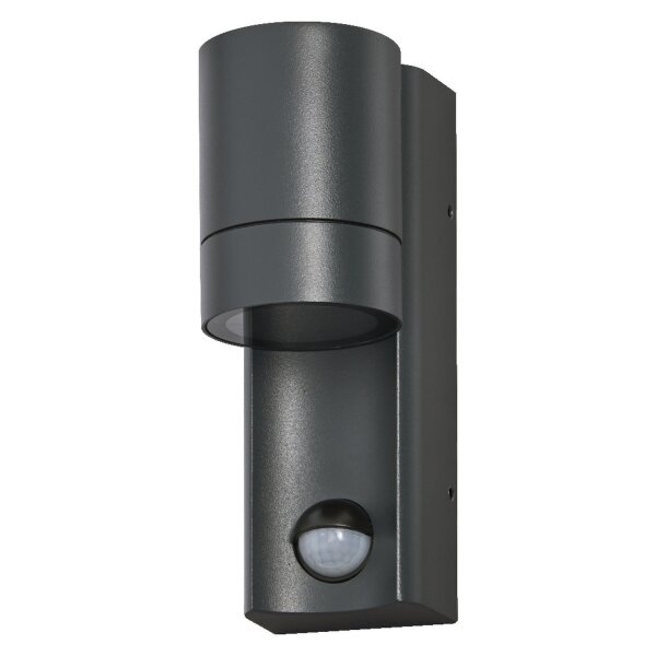 Wandleuchte Sensor Dunkelgrau Aluminium IP65 GU10 OSRAM