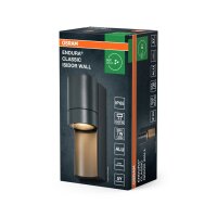 Wandlampe Dunkelgrau Aluminium IP65 GU10 L:17 cm OSRAM