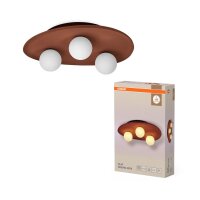 Deckenleuchte 3-flammig Ton Glas G9 Weiß B:50 cm OSRAM