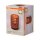 Tischlampe Ton Metall E27 Braun H:20,3 cm OSRAM