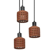 Pendelleuchte 3-flammig Ton E27 L:32,5 cm OSRAM