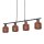 Pendelleuchte 4-flammig Ton Metall L:90,5 cm lang OSRAM