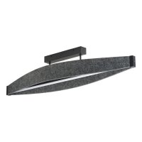 LED Deckenleuchte Filz Metall 3000 K L:100 cm OSRAM
