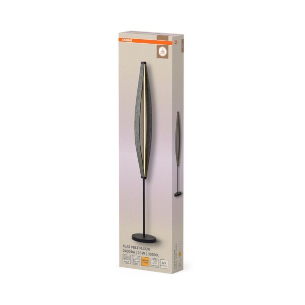 LED Stehlampe Filz 3000 K H:152,5 cm modern OSRAM