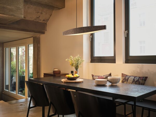 LED Pendelleuchte Filz 3000 K L:100 cm modern OSRAM