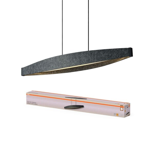 LED Pendelleuchte Filz 3000 K L:100 cm modern OSRAM