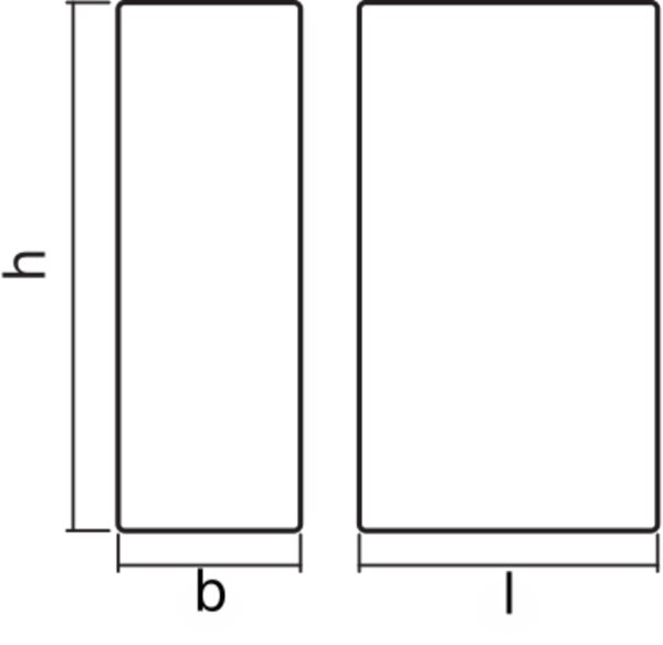 LED Wandleuchte Up Down Alu 3000 K IP54 H:16 cm OSRAM