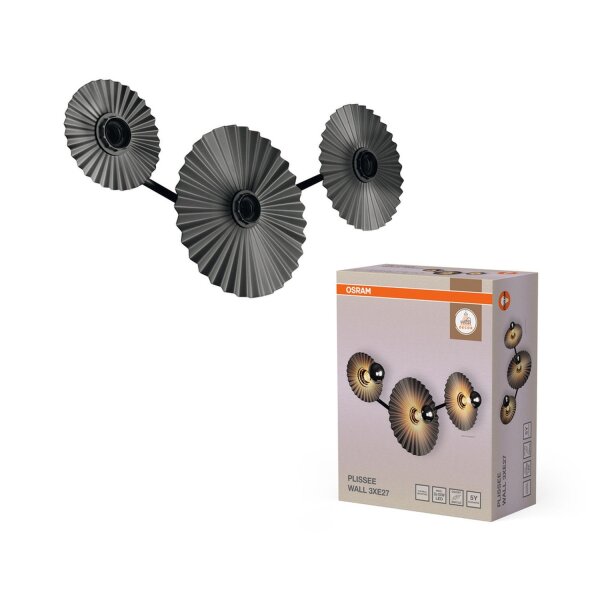 Wandleuchte flexibel Stahl E27 L:72 cm modern OSRAM