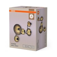 Wandlampe flexibel Stahl E27 L:112 cm modern OSRAM