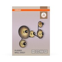 Wandlampe flexibel Stahl E27 L:112 cm modern OSRAM