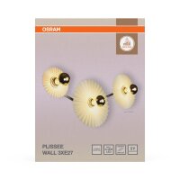 Wandleuchte flexibel Stahl E27 L:72 cm Design OSRAM